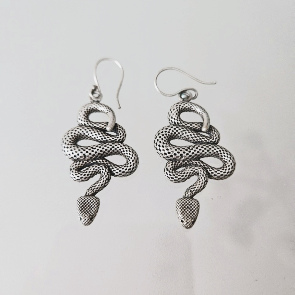Snake earrings